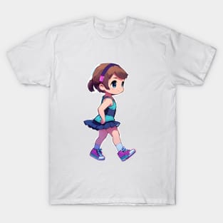 Cute Cartoon Girl T-Shirt